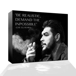 CHE GUAVARA QUOTE- Canvas print wallart size 12x14